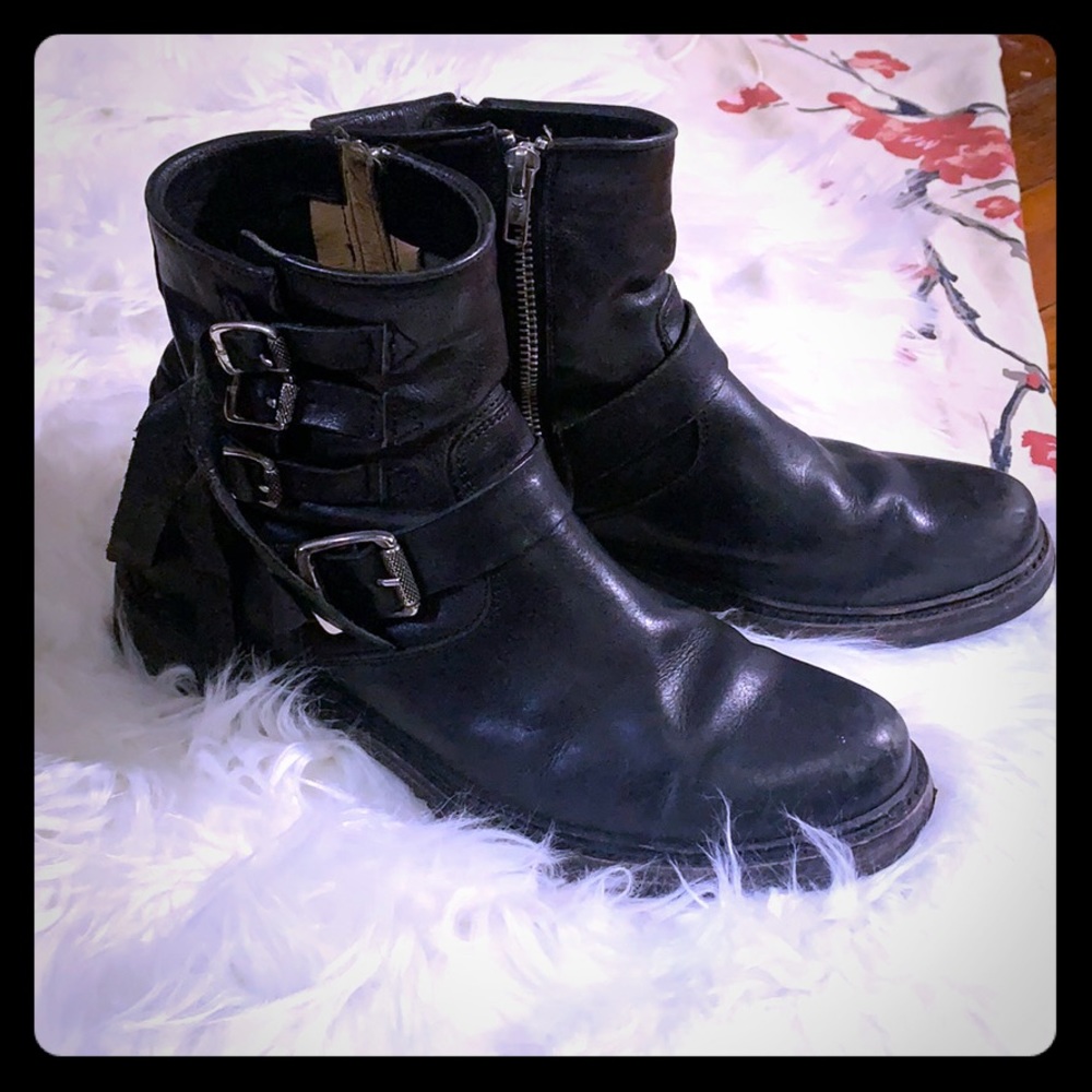 Frye combat boots